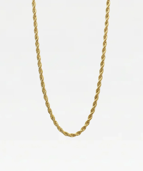 The M Jewelers In-Stock 14k Chains & Rings — or the Vermeil Nameplate bought in-store — product photograph
