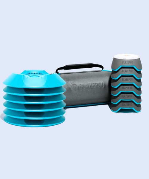 BlazePod Trainer Kit (6 pods) — product photograph