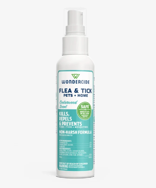 Flea, Tick & Mosquito Spray for Pets + Home (Cedar) — product photograph