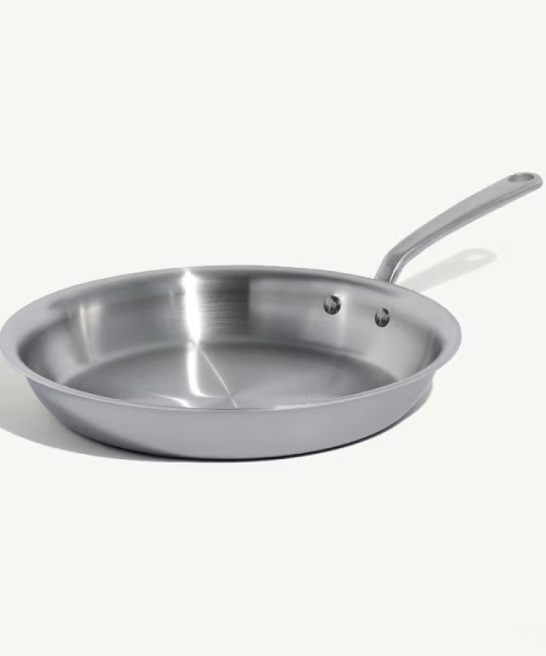 Made In 12" Stainless Clad Frying Pan + 12" Carbon Steel Pan — product photograph