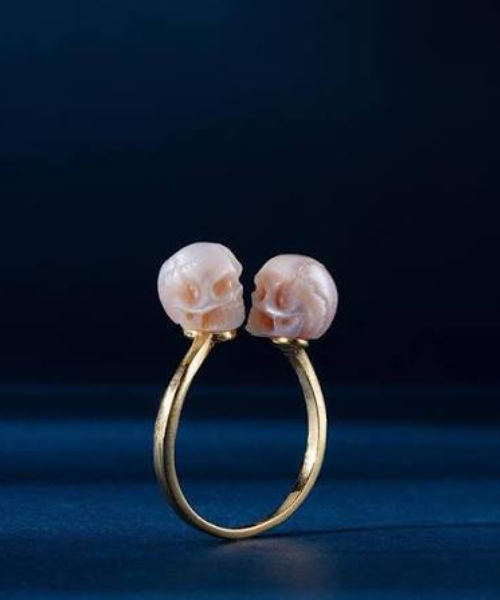 Pearl Skull Rings — from ~$311 — product photograph