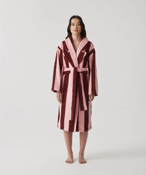 Hommey Robe (Rocky Road Stripes or Espresso) — product photograph