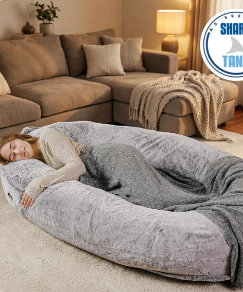 Plufl Human Dog Bed (during a warehouse sale) — product photograph