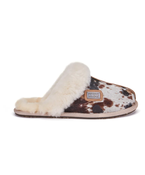 Closed Mule Satin Slippers — product photograph