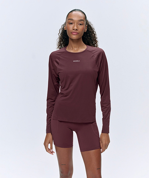 Long-Sleeved Crew Neck Tops