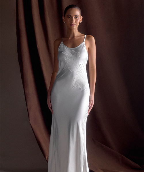 Zayla Satin Slip Dress