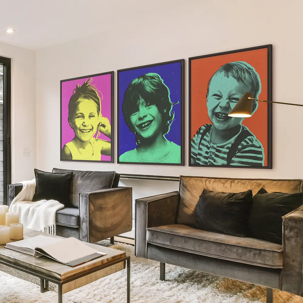 Neon Vibe - Custom Pop Art Canvas